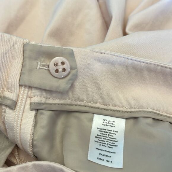 Talbots Pale pink Ankle Side zipped Pants Size 4 EUC - Picture 7 of 7